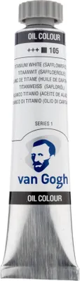Image de Peinture à l'huile Van Gogh en tube de 20 ml blanc de titane (huile légère) 105