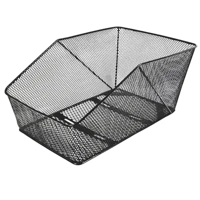 Produktbild von Fahrradkorb XL Fahrrad Gepäckträger Schultaschenkorb Radkorb - Red Loon BJB-445 - Korb für Gepäckträger hinten - feste Montage - Metall engmaschig - Tragkraft 20kg - Volumen 20l