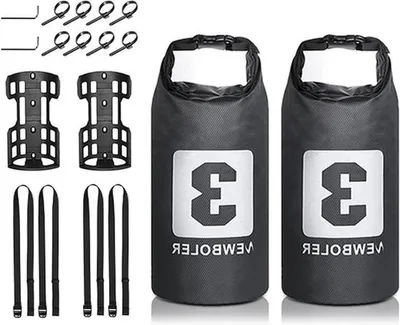 Wasserdichte Fahrradgabeltasche mit Rollverschluss - Erhältlich in 3L und 7L - Ideal für Radtouren und Outdoor-Aktivitäten