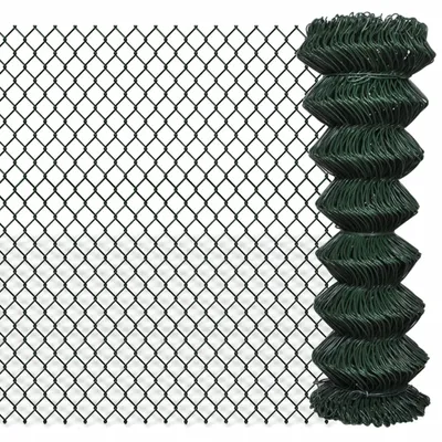 Image de Vidaxl Clôture grillagée 1,25x15 m Stahlgrün