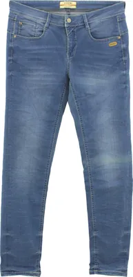 Produktbild von 31715 Gang, Amelie Relaxed, Damen Jeans Hose, Stretchdenim, blue used, W 25 L 30