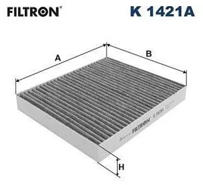 Produktbild von FILTRON K 1421A Innenraumfilter Pollenfilter für KIA OPTIMA Sportswagon Aktivkohle