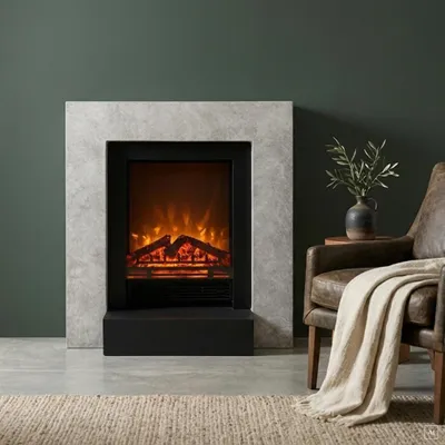 Produktbild von abc HOME | Elektrischer Kamin | modern | Fernbedienung | Heizfunktion | realistische Flamme