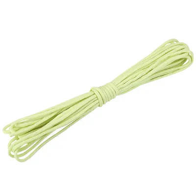 Immagine prodotto di Corda paracord luminescente, 9 fili, per attività all'aperto, si illumina al buio, corda per paracadute, giallo