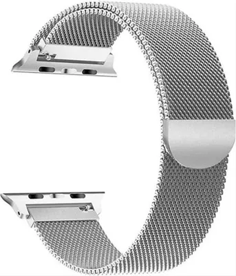 Immagine prodotto di CHPN – Cinturino per orologio compatibile con Apple Watch – taglia 38/40 mm – color argento – adatto per Apple Watch – cinturino per orologio in stile Milanaise – bracciale – moderno cinturino per orologio