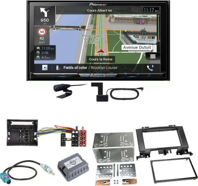 Produktbild von Pioneer AVIC-Z830DAB Navigation USB Einbauset für Mercedes Sprinter W906 Crafter