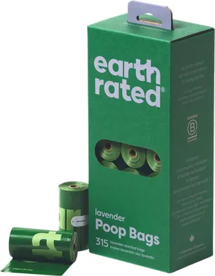Productafbeelding van Earth Rated lavendel afvalzakken (21 x 15 stuks)