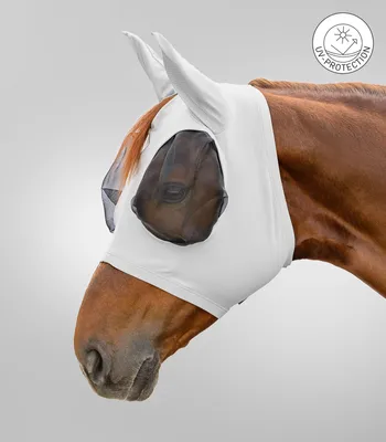 Produktbild von Waldhausen Fliegenmaske Puck Flex – Elastische Fliegenmaske mit UV-Schutz | Art. 6332711-WB