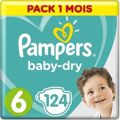 Zdjęcie produktu dla Pampers 81663723, Chłopak, dziewczyna, Pielucha zapinana, 13 kg, 18 kg, Wielobarwny, Rzep