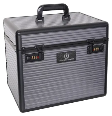 Productafbeelding van Poetskoffer - Paard - Verstelbare vakken - Spiegel in deksel - 38 x 28 x 32 cm