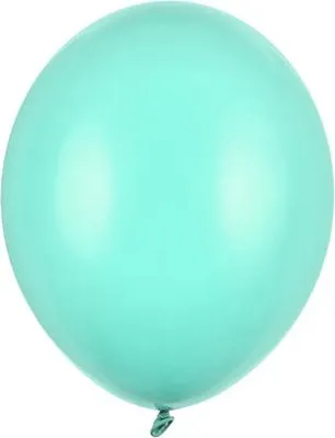 Produktbild von 100 Partystar Luftballons minttürkis 23cm