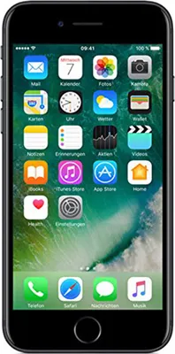 Produktbild von Apple iPhone 7 32GB Matte Black Handy Smartphone ohne Simlock MN8X2ZD/A Refurbished (Gut)