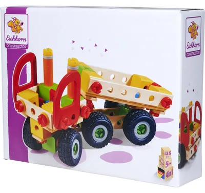 Produktbild von Eichhorn Constructor LKWs, Konstruktionsspielzeug, (135 Teile)