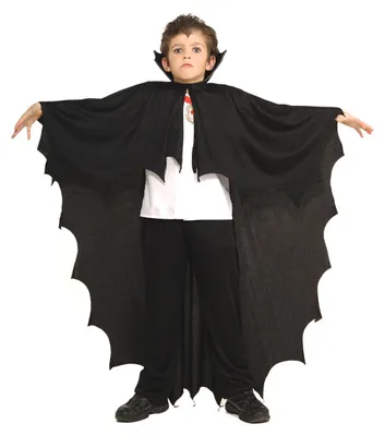 Zdjęcie produktu dla Czarna peleryna dziecięca Dracula na Halloween i karnawał