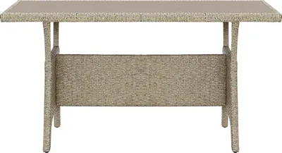 Obrázok produktu pre vidaXL Záhradný stôl Grey 120x70x66 cm Poly ratan