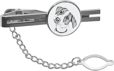 Immagine prodotto di Jack Russell Terrier - Fermacravatta con cane, fermacravatta personalizzato, regalo eccezionale per uomo del marchio Art-Dog.