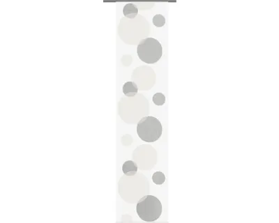 Produktbild von Flächenvorhang Home Fashion Kreise grau 60x245 cm