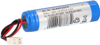 Produktbild von Akku LiFePO4 3,2V 1,5Ah kompatibel NLK2U013SC NLK3U013SC