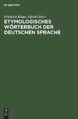Produktbild von Etymologisches Wörterbuch der deutschen Sprache