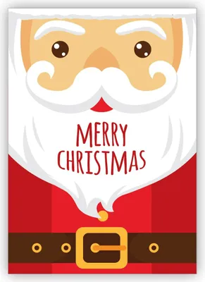 Produktbild von Überraschende Weihnachtskarte mit großem Weihnachtsmann: Merry Christmas