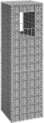 Zdjęcie produktu dla Maison Exclusive – kolumna gabionowa 40 x 40 x 140 cm, żelazo
