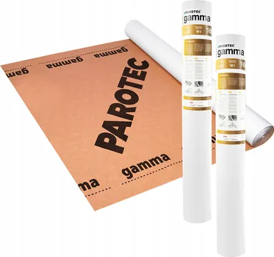 Produktbild von Unterspannbahn Gamma | 160g / m2 | 75m2 | Dachbahn | Unterdeckbahn | Dach | Rolle | DQ-PP