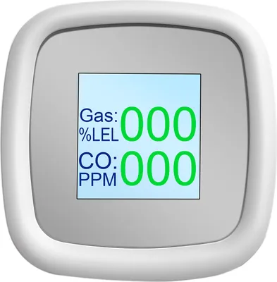 Image de Détecteur numérique de gaz inflammables - Testeur intelligent de fuites de gaz avec alarme sonore et surveillance de la qualité de l'air