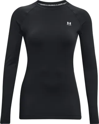 Produktbild von Under Armour Authentics Crew Damen-T-Shirt – schwarz, Größe M
