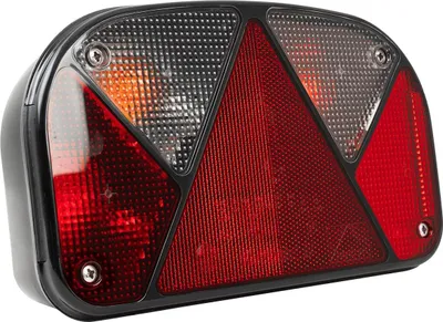 Produktbild von ASPÖCK Rückleuchte Multipoint II links 12 V 5-Pin Bajonett 240 x 140 x 52 mm 6 Funktionen für Anhänger Lkw Landmaschinen