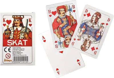 Produktbild von Skat hand Kartová hra Skat 32 kariet krabička cca 9x6x1cm
