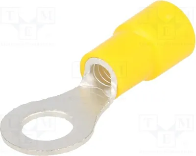 Produktbild von Kabelschuh: Ring; M6; : 6,4mm; 2,63÷6,64mm2; Klemmverbindung; gelb TMEV 5.5-6 Isolierte Konnektoren