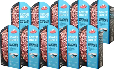 Produktbild von BIELMEIER Brotbackmischung Powerbrot 10 Stück á 300 g Küchenmeister