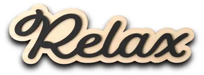 Relax Wandbord aus Birkenholz, selbstklebend, 27x9x0,6 cm