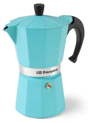 Obrázek produktu pro Orbegozo KFV 945, Moka konvička, Modrá, Hliník, 9 hrnků