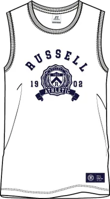 Productafbeelding van Russell Athletic A30511-UW-001 YALE2-Singlet, herenvest, wit, maat S