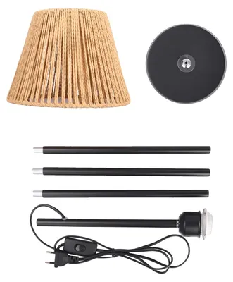 Image de Lampe sur pied, lumière réglable, style moderne, idéale pour une pièce, couleur noire