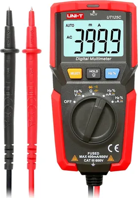 Multimeter Uni-T UT125C mit Kapazitäts- und Frequenzmessung