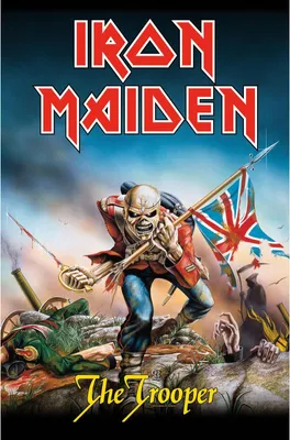 Produktbild von Iron Maiden - Poster "The Trooper", Polyester RO9052 (106 cm x 70 cm) (Bunt)