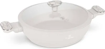 Produktbild von Berlinger Haus BH8394 Flacher Kochtopf | Sahara Marmor 28 cm