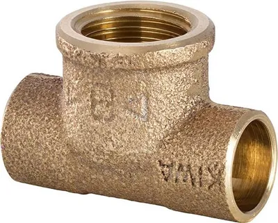 Productafbeelding van Bronsen T-stuk 4130G, 18x1/2"x18, lengte x breedte x lengte