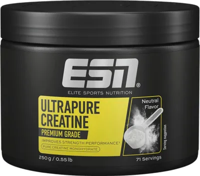 Produktbild von ESN Creapure® Creatine Monohydrate, 250g Dose neutral One Size