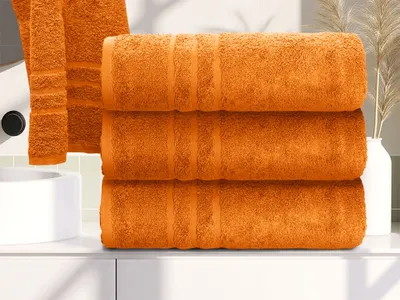 Produktbild von Handtuch Classic 70 x 140 cm orange, 100% Baumwolle
