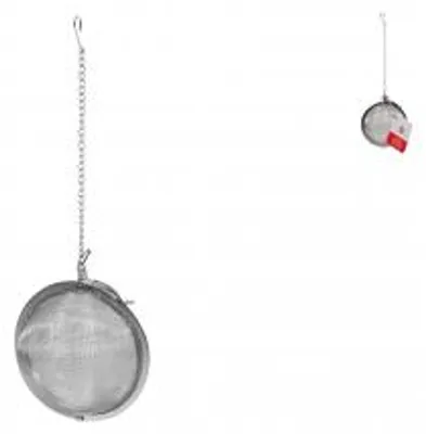 Immagine prodotto di Sfera In Acciaio Inox Con Catenella Cm 7,5