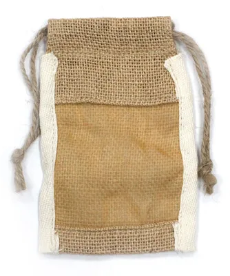 Imagen del producto de Bolsa Pequeña de Yute Lavada - 10x15cm