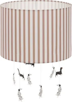 Obrázek produktu pro Lampa do dětského pokoje SCOTT, pejskové, Ø 29 cm