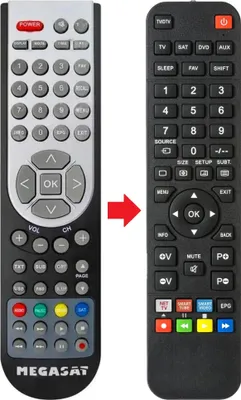 Produktbild von Fernbedienung geeignet für MEGASAT HD601