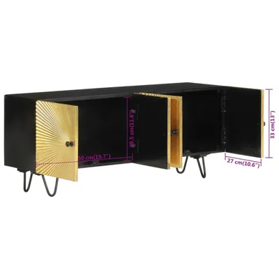 Zdjęcie produktu dla vidaXL Szafka pod TV 110x30x45 cm lite drewno mango