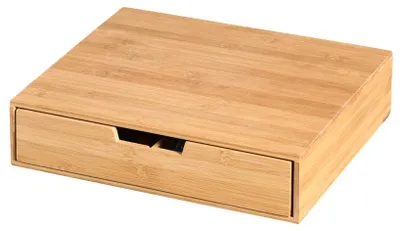 Produktbild von KESPER 58952 Box mit Schublade und 4 Fächern / Kaffeekapsel-Box / Teebox / Teebeutel Box