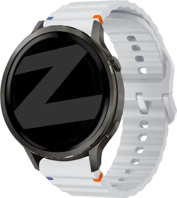 Produktbild von Bandz Silikonarmband „Wave“, geeignet für Garmin Vivoactive 4 / Garmin Venu 4 – 45 mm / Garmin Venu 3 / Garmin Venu 2 – Armeegrün