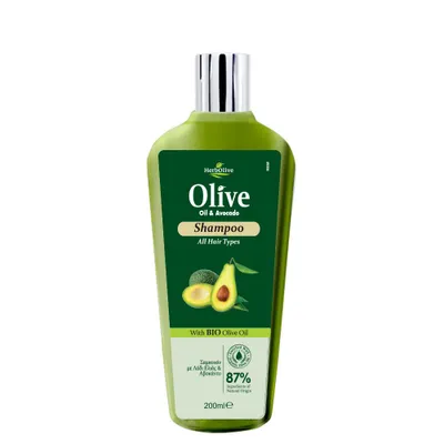 Produktbild von Herbolie Shampoo für alle Haartypen Olivenöl mit Avocado 200ml